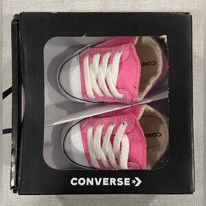 Converse Infant Pink Sneakers - Size 1